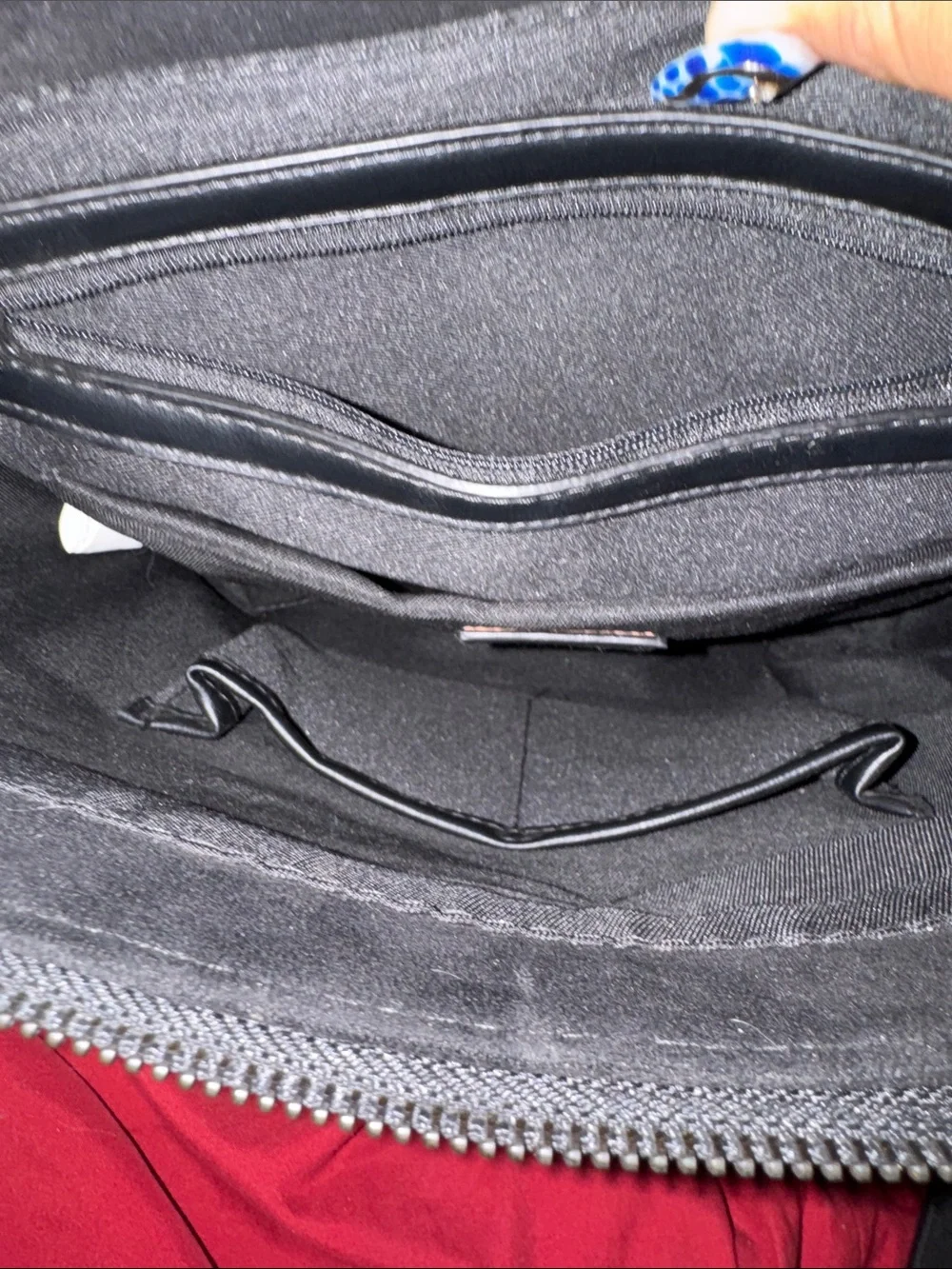 Black Suede Backpack with Cream Sherpa Flap